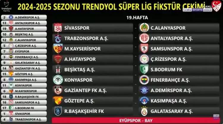 Trendyol Süper Lig 2024-2025 futbol sezonu fikstürü belli oldu! İşte, tüm hafta maçları ve derbi maçların haftaları 23