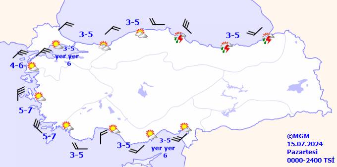 Meteorolojiden sıcak ve şiddetli yağmur uyarısı: Bugün 15 Temmuz Pazartesi hava durumu ve sıcaklıkları ne kadar 10