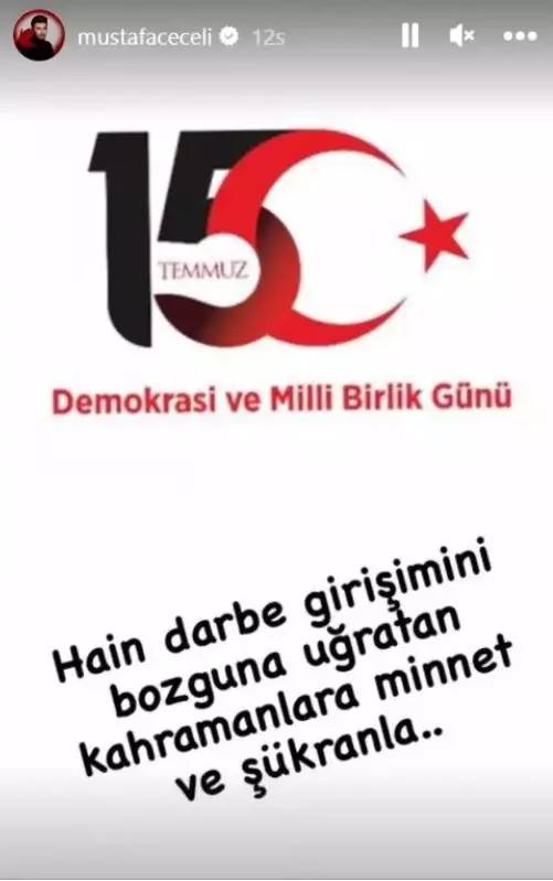 Sanatçılar ve ünlülerin dikkat çeken 15 temmuz darbe girişimi mesajları 8