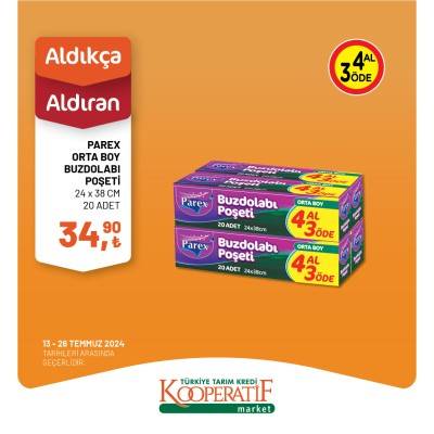 Tarım Kredi Kooperatif Market, 13-26 Temmuz tarihleri arası "Aldıkça Aldıran" ürün kataloğunu yayınladı 22