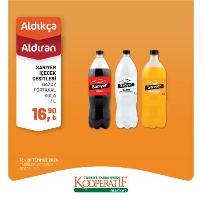 Tarım Kredi Kooperatif Market, 13-26 Temmuz tarihleri arası "Aldıkça Aldıran" ürün kataloğunu yayınladı 26