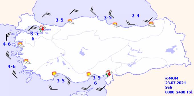 Bugün hava durumu nasıl olacak, sıcaklıklar ne kadar olacak? 23 Temmuz Salı tüm illerde hava durumu 10