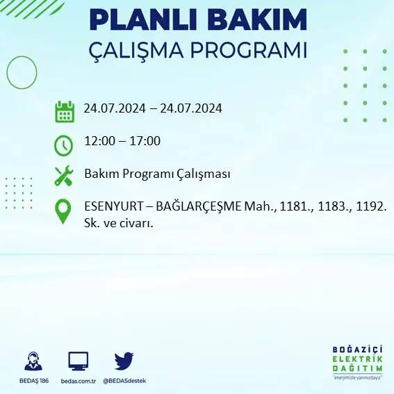 İstanbul karanlığa gömülecek! BEDAŞ uyardı: 18 ilçede elektrik kesintisi, İşte o ilçeler 13