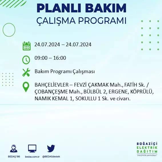 İstanbul karanlığa gömülecek! BEDAŞ uyardı: 18 ilçede elektrik kesintisi, İşte o ilçeler 17