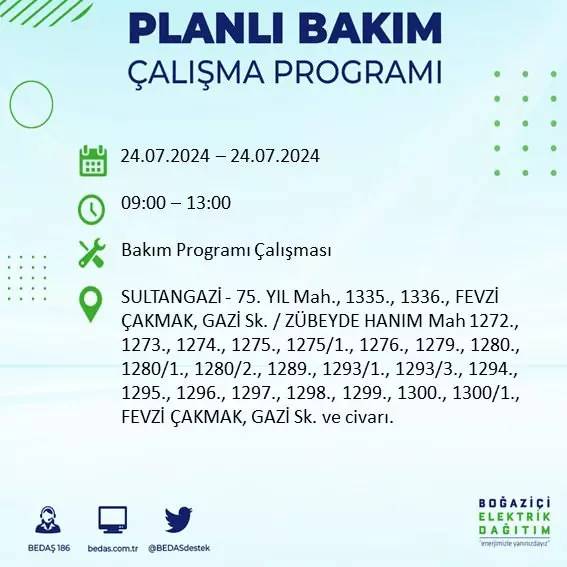 İstanbul karanlığa gömülecek! BEDAŞ uyardı: 18 ilçede elektrik kesintisi, İşte o ilçeler 5