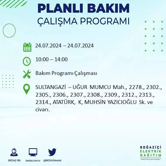 İstanbul karanlığa gömülecek! BEDAŞ uyardı: 18 ilçede elektrik kesintisi, İşte o ilçeler 6