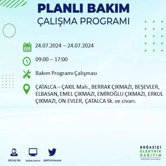 İstanbul karanlığa gömülecek! BEDAŞ uyardı: 18 ilçede elektrik kesintisi, İşte o ilçeler 8