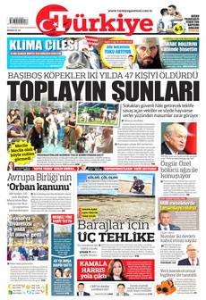 Toplayın şunları! 24 Temmuz Çarşamba gazete manşetleri 1