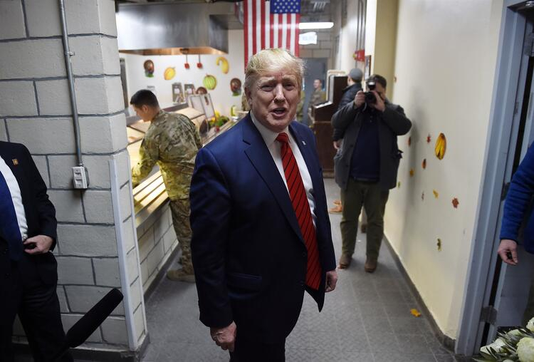 ABD Başkanı Donald Trump'tan sürpriz ziyaret! 16