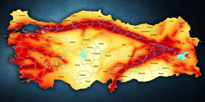 Türkiye'nin yeni deprem fay haritası güncellendi! 30 riskli il belirlendi! İşete güncel fay haritası ve riskli iller