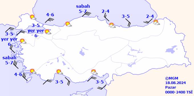 Bugün hava durumu nasıl sıcaklıklar ne kadar? 18 Ağustos Pazar tüm illerimizde hava durumu 10