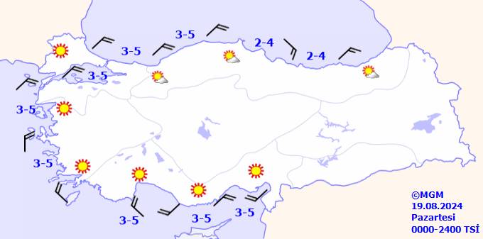 Meteoroloji ülke geneli hava durumu raporunu açıkladı! 19 Ağustos Pazartesi Hava durumu nasıl olacak, sıcaklıklar ne kadar olacak? 10