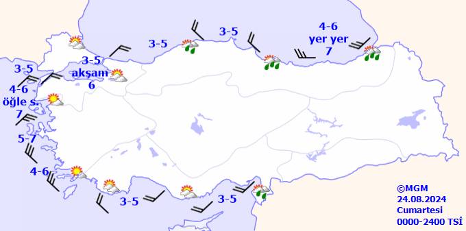 Meteorolojiden 4 il için sarı kod uyarısı! Sıcak havalar gidiyor yağışlar geliyor: 24 Ağustos Cumartesi hava durumu ve sıcaklıkları 10