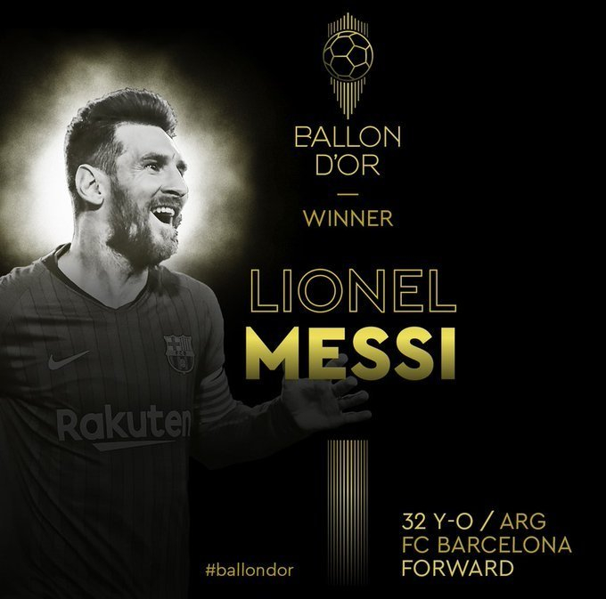 2019 Ballon d’Or ödülü Lionel Messi oldu! 1