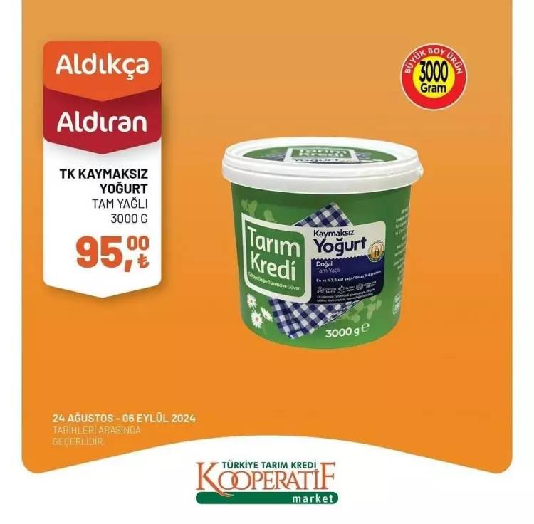 Tarım Kredi Market yeni indirimli ürün listesini yayınladı! Onlarca yeni indirimli ürünler raflarda yerini aldı 23