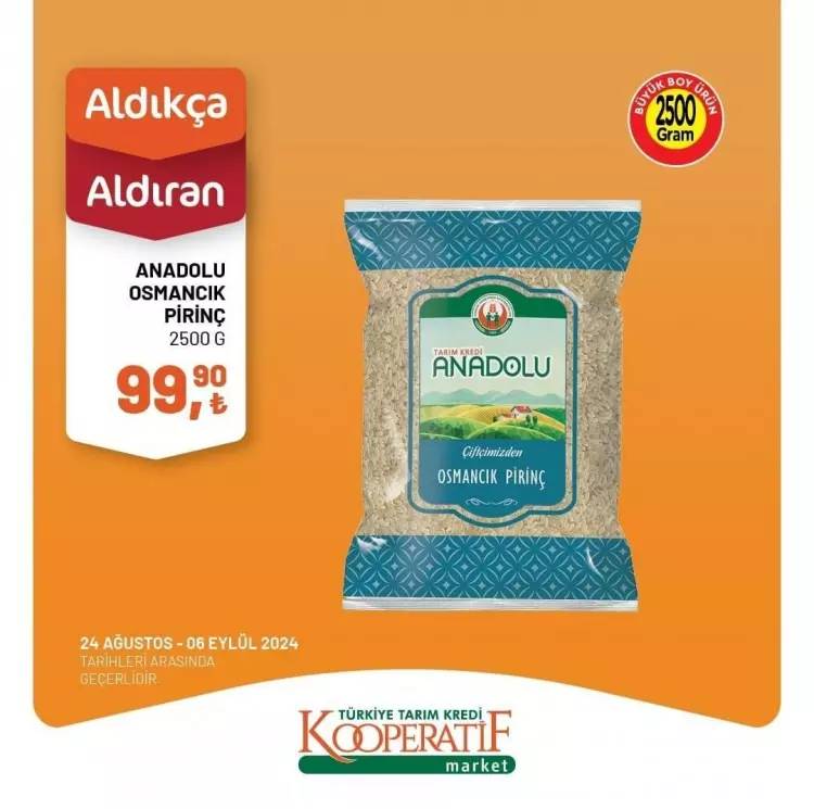 Tarım Kredi Market yeni indirimli ürün listesini yayınladı! Onlarca yeni indirimli ürünler raflarda yerini aldı 7