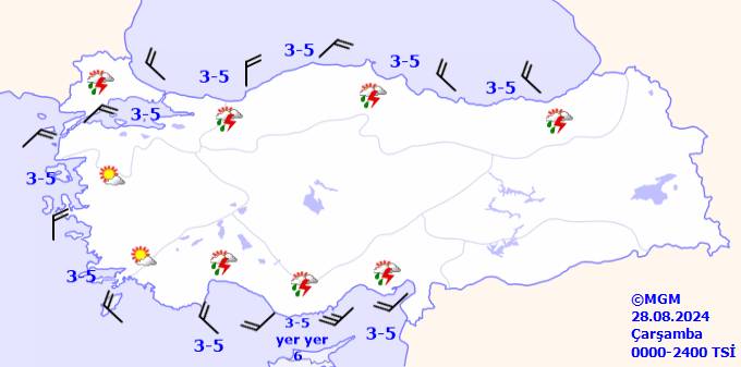 28 Eylül Çarşamba günü hava nasıl olacak? Meteoroloji 6 il için sarı kod uyarısında bulundu 10