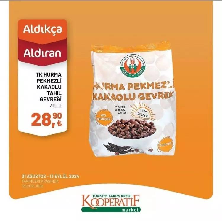 Bütçenize iyi gelecek fiyatlar! Tarım Kredi Market Eylül ayı indirimli ürün fiyat listesini yayınladı 31