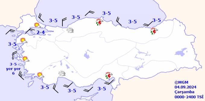 Meteoroloji açıkladı! Bugün hava durumu nasıl olacak, yağmur yağacak mı? 4 Eylül 2024 Çarşamba hava durumu ve sıcaklıkları 10