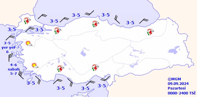 Meteoroloji açıkladı! 9 Eylül Pazartesi hava durumu ve sıcaklıkları... Bugün hava durumu nasıl olacak? 10