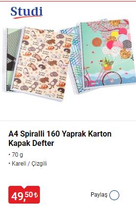 BİM'den çok uygun fiyatlara okul seti kampanyası! Sırt çantası, defter, kalem, matara... 73