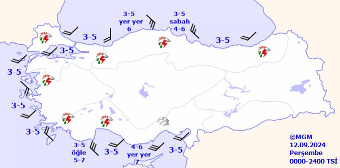 Meteoroloji açıkladı! 12 Eylül Perşembe hava durumu nasıl olacak yağmur yağacak mı, sıcaklıklar ne kadar olacak? 10