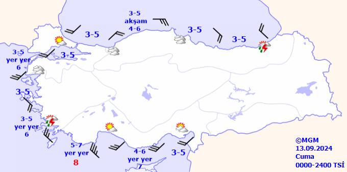 Meteoroloji duyurdu! Bugün hava durumu nasıl olacak? 13 Eylül  2024 Cuma hava durumu ve sıcaklıkları 10