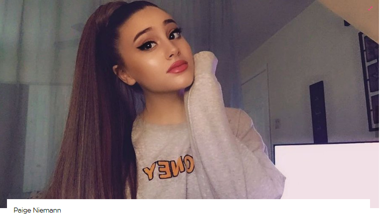 İkisinden biri gerçek ama hangisi? Ariana Grande'ye ikizi kadar benzeyen Paige Niemann 3