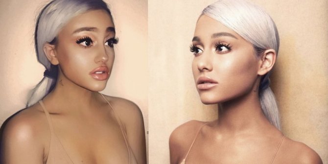 İkisinden biri gerçek ama hangisi? Ariana Grande'ye ikizi kadar benzeyen Paige Niemann