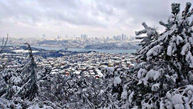 Sıcaklıklar düşüyor,İstanbul'a kar geliyor! 6