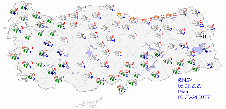 Meteoroloji vatandaşları uyardı! Yağmur ve kar yağışı geliyor... 10