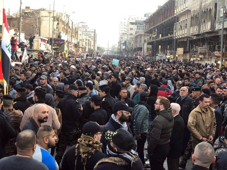 Kasım Süleymani için Ahvaz'da cenaze töreni düzenleniyor! 7