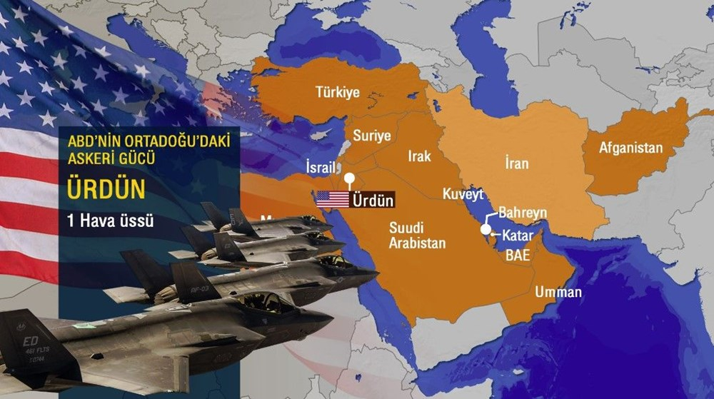 ABD'nin Ortadoğu'da nerelerde kaç üssü var? İşte ABD'nin Ortadoğu askeri gücü 11