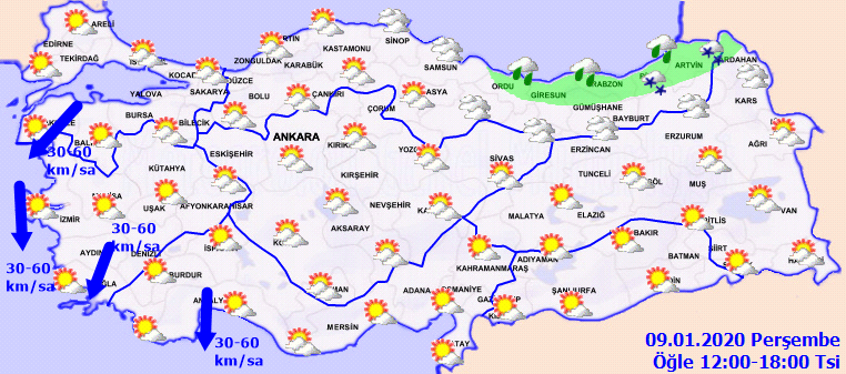 Meteoroloji saat verip uyardı! O saatlerde fırtına,buz ve don geliyor... 3