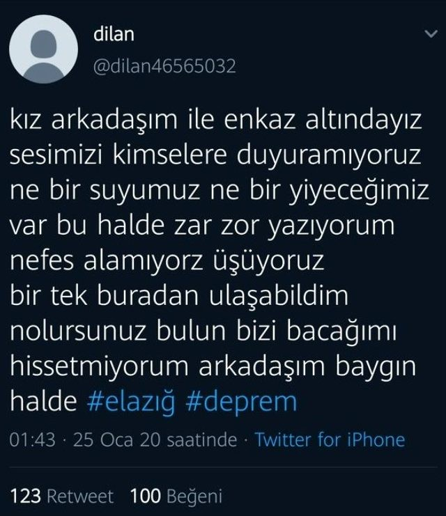 Buram buram kötülük kokan paylaşımlar! 'Enkaz altındayım' diye yalan söylediler 11