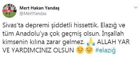 Spor camiasından deprem mesajları 22