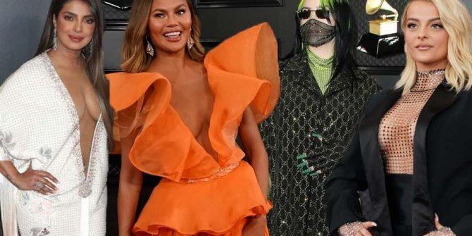 62. Grammy Ödülleri sahiplerini buldu! Kırmızı halı moda şova dönüştü