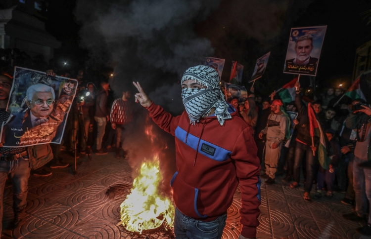 ABD Başkanı Trump'ın sözde Orta Doğu barış planını protesto ettiler 14