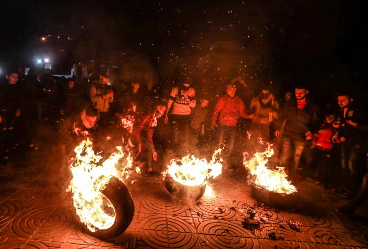 ABD Başkanı Trump'ın sözde Orta Doğu barış planını protesto ettiler 20