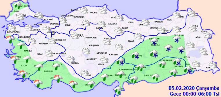 Meteorolojiden peş peşe uyarılar! Yağmur, kar yağışı, buzlanma ve don... 4