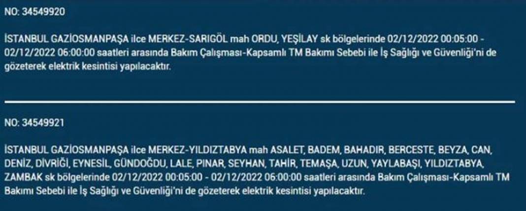 Avrupa yakasında oturan İstanbullular dikkat! BEDAŞ'tan yarın için elektrik kesintisi uyarısı! İşte elektrikleri kesilecek ilçe ve mahalleler... 16