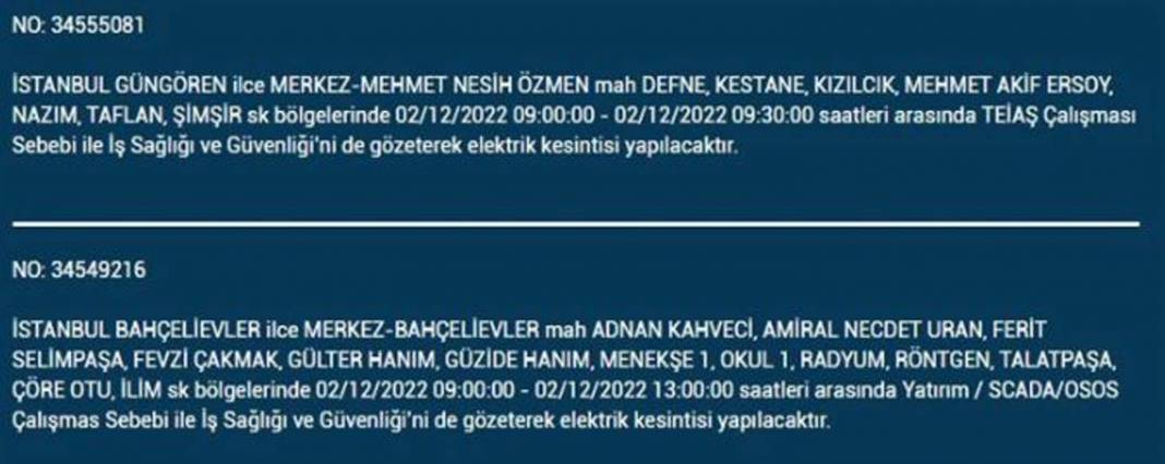 Avrupa yakasında oturan İstanbullular dikkat! BEDAŞ'tan yarın için elektrik kesintisi uyarısı! İşte elektrikleri kesilecek ilçe ve mahalleler... 19