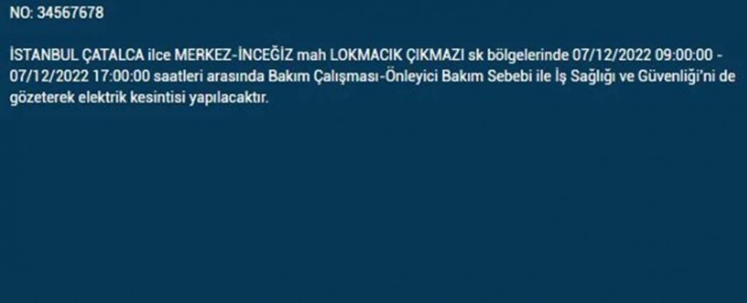 BEDAŞ'tan İstanbullulara planlı elektrik kesintisi uyarısı! İşte kesintiden etkilenecek ilçe ve mahalleler... 24