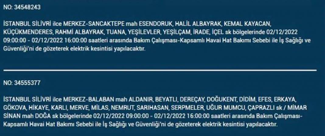 Avrupa yakasında oturan İstanbullular dikkat! BEDAŞ'tan yarın için elektrik kesintisi uyarısı! İşte elektrikleri kesilecek ilçe ve mahalleler... 20