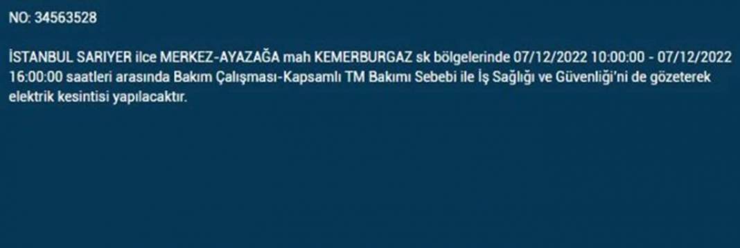 BEDAŞ'tan İstanbullulara planlı elektrik kesintisi uyarısı! İşte kesintiden etkilenecek ilçe ve mahalleler... 14