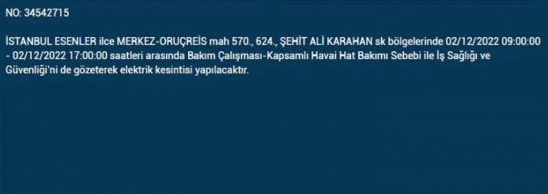 Avrupa yakasında oturan İstanbullular dikkat! BEDAŞ'tan yarın için elektrik kesintisi uyarısı! İşte elektrikleri kesilecek ilçe ve mahalleler... 8