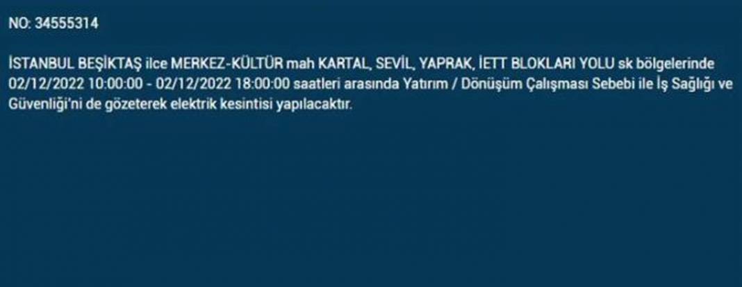 Avrupa yakasında oturan İstanbullular dikkat! BEDAŞ'tan yarın için elektrik kesintisi uyarısı! İşte elektrikleri kesilecek ilçe ve mahalleler... 6