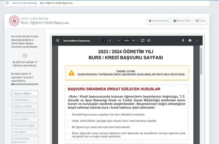 KYK burs başvurusu başladı, kimler başvurabilecek, baş vuru süresi ne zaman başlıyor, ne zaman bitiyor? 3