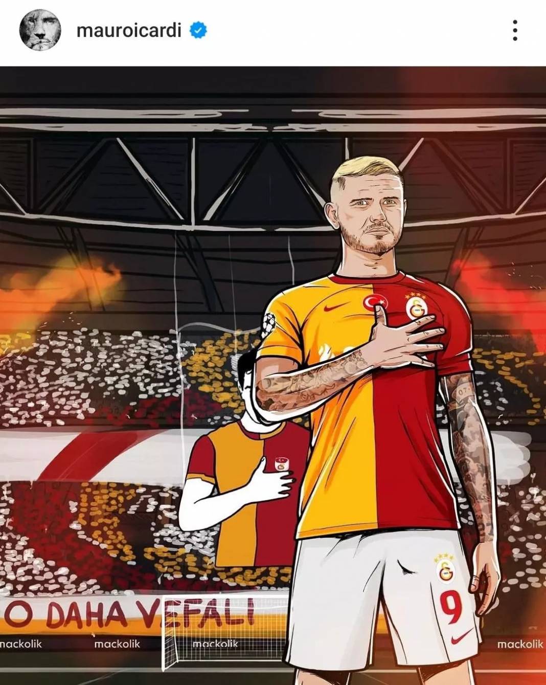 Mauro Icardi'den Instagram'da duygu dolu paylaşım! Galatasaraylı taraftara mesaj gönderdi 2