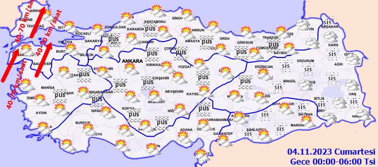 Bu gün hava durumu nasıl olacak? Meteorolojiden o bölgelere kuvvetli rüzgar uyarısı! 4 Kasım Cumartesi ülke geneli hava durumu 3